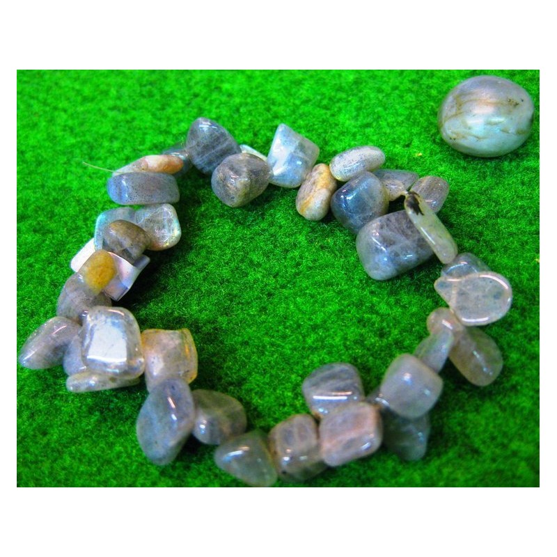Pulsera de hojas de labradorita