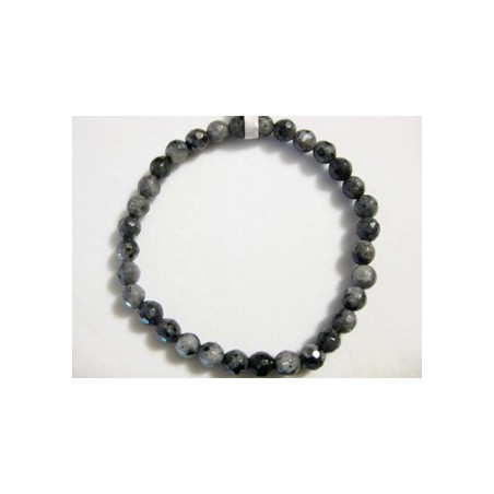 Pulsera larvikite bola facetada 6mm