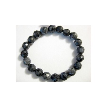 Pulsera larvikite bola facetada 10mm