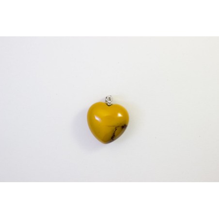 Mokaita colgante corazón 20mm