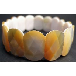 Pulsera lapidada de nacar