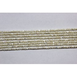 Nácar hilo bolas lapidadas 2mm
