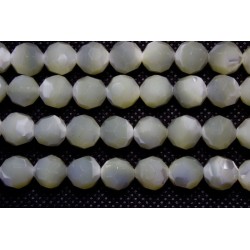 Nácar hilo bolas lapidadas 10mm