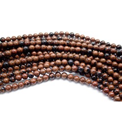 Obsidiana caoba hilo bolas 10mm