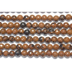 Obsidiana caoba hilo bolas lapidadas 6mm