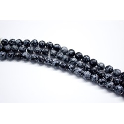 Obsidiana nevada hilo bolas 3mm