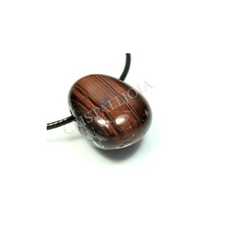 Ojo de buey colgante rodada oval con agujero