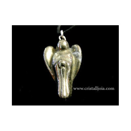Colgante figura angel de pirita