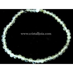 Pulsera prehnita bola de 4mm