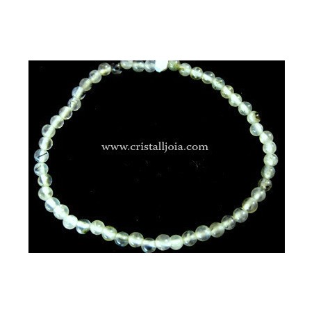 Pulsera prehnita bola de 4mm