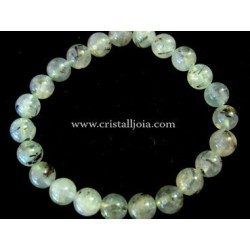 Pulsera prehnita bola de 8mm