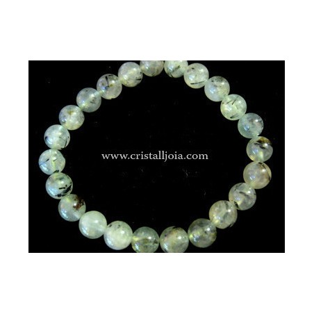 Pulsera prehnita bola de 8mm