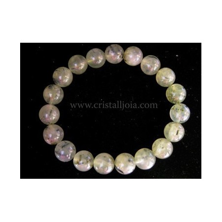 Pulsera prehnita bola de 10mm
