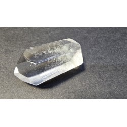 Punta pulida biterminada de cuarzo cristal de roca