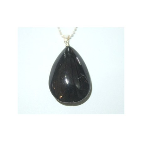 Turmalina negra colgante lagrima