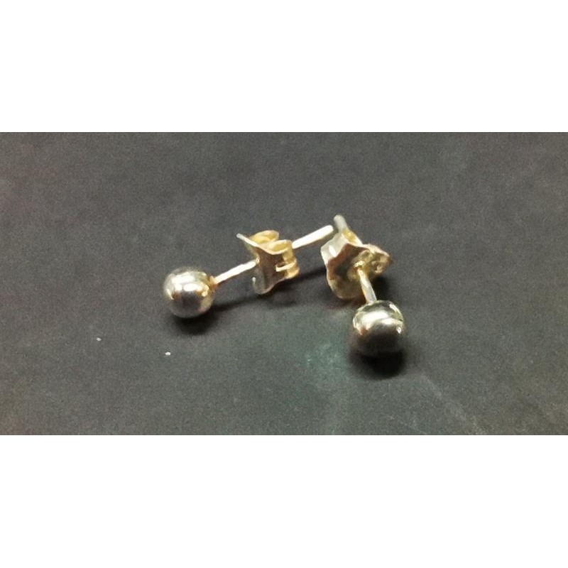Plata pendiente bola 4mm