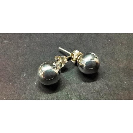 Plata pendiente bola 8mm