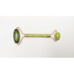 Jade verde oscuro carrete masaje doble
