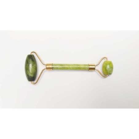 Jade verde oscuro carrete masaje doble