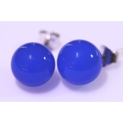 Agata azul pendiente bola 10mm