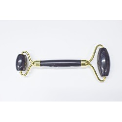 Obsidiana negra carrete masaje doble