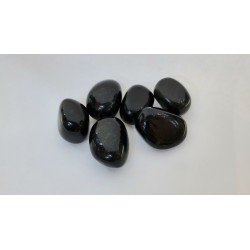 Canto rodado de obsidiana dorada