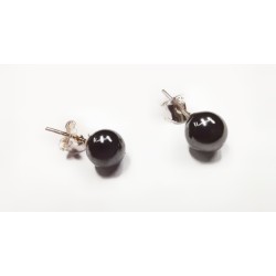 Hematite pendiente bola 6mm