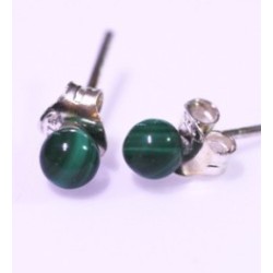 Malaquita pendiente bola 4mm