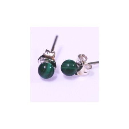 Malaquita pendiente bola 4mm