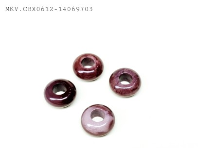 Colgante bola alma mineral mookaita roja