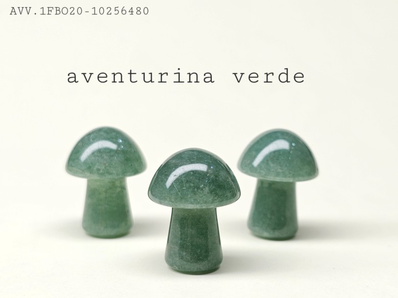 Figura seta mineral aventurina verde
