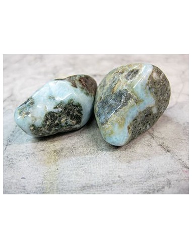 Canto rodado de larimar tamaño 2