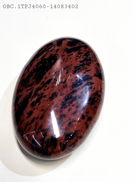 Piedra forma jabón masaje mineral obsidiana caoba