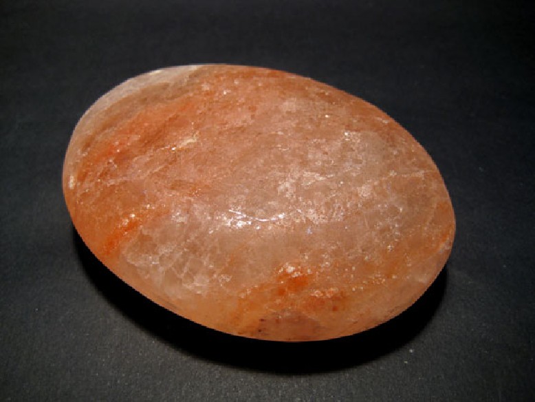 Piedra forma jabón masaje mineral selenita roja
