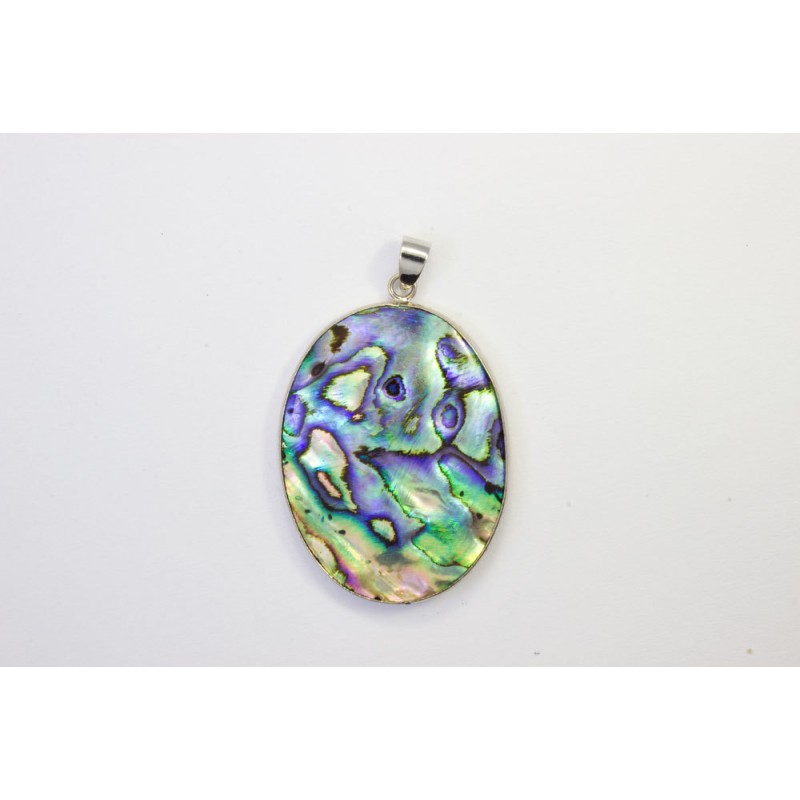 Abalón colgante oval 32x42mm