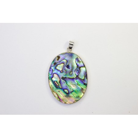 Abalón colgante oval 32x42mm