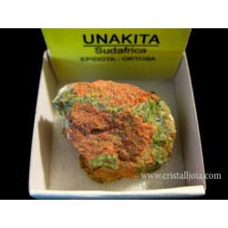Mineral de coleccion 4x4 unakita