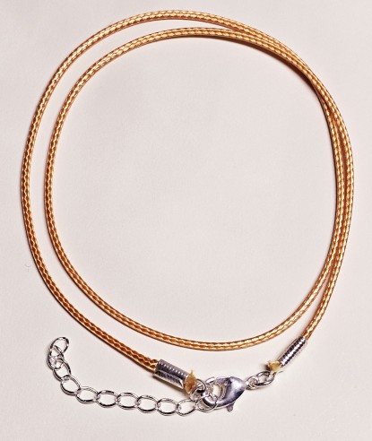 Cordó de cotó encerat amb tancament de metall