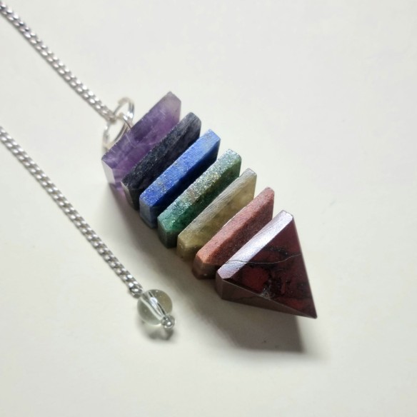Péndulo pirámide de chakras
