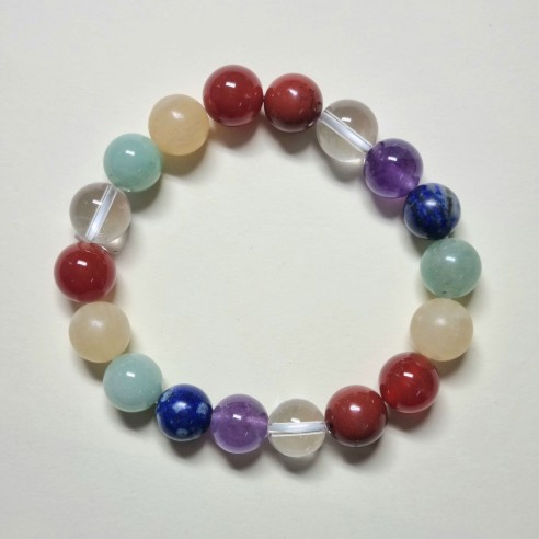 Brazalete bolas 10mm de chakras
