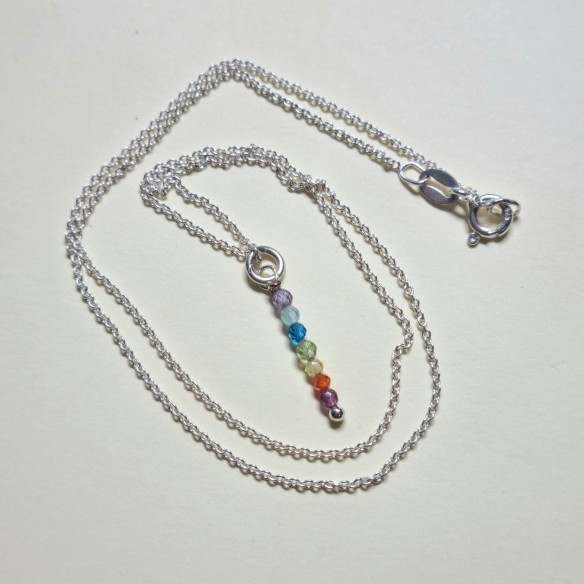 Colgante bola 2mm de chakras