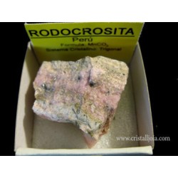 Mineral de coleccion 4x4 rodocrosita