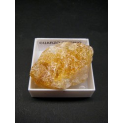 Mineral de coleccion 4x4 cuarzo citrino