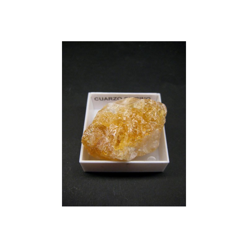 Mineral de coleccion 4x4 cuarzo citrino