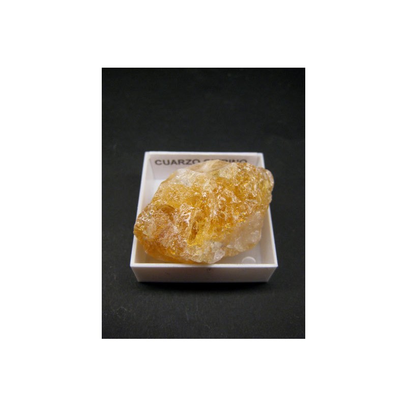 Mineral de coleccion 4x4 cuarzo citrino