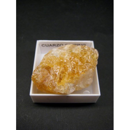 Mineral de coleccion 4x4 cuarzo citrino
