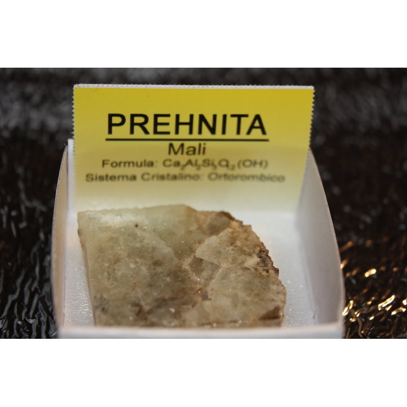 Mineral de colección 4x4 prehnita