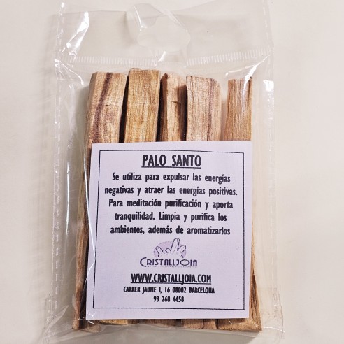Palo santo paquetes en Cristalljoia Barcelona y online