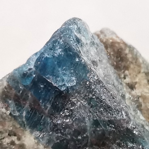 Dark blue apatite mineral for collection – Madagascar