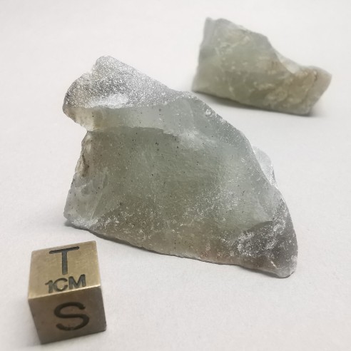 Gray aragonite mineral for collection – Peru at Cristalljoia